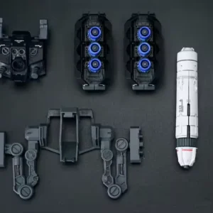 Effects Wings EWRG028B RG/HG Metal Structure Style Saz Backpack with Pods and Fuel Tankes (Blue)